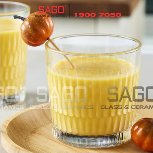  Pasabahce 1204322 - Ly Thủy Tinh Pasabahce Novalties Rain whiskey Glass 300ml | Nhập Khẩu Thổ Nhĩ Kỳ 