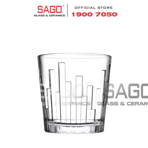  Pasabahce 1204318 - Ly Thủy Tinh Pasabahce Novalties Scala whiskey Glass 300ml | Nhập Khẩu Thổ Nhĩ Kỳ 