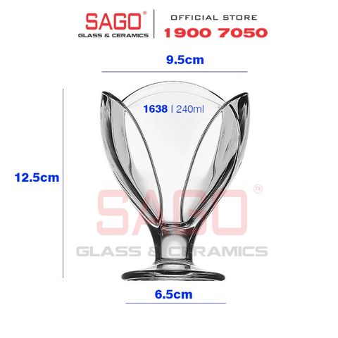  Pasabahce 51638 - Ly Thủy Tinh Pasabahce IceVille 240ml | Nhập Khẩu Thổ Nhĩ Kỳ 