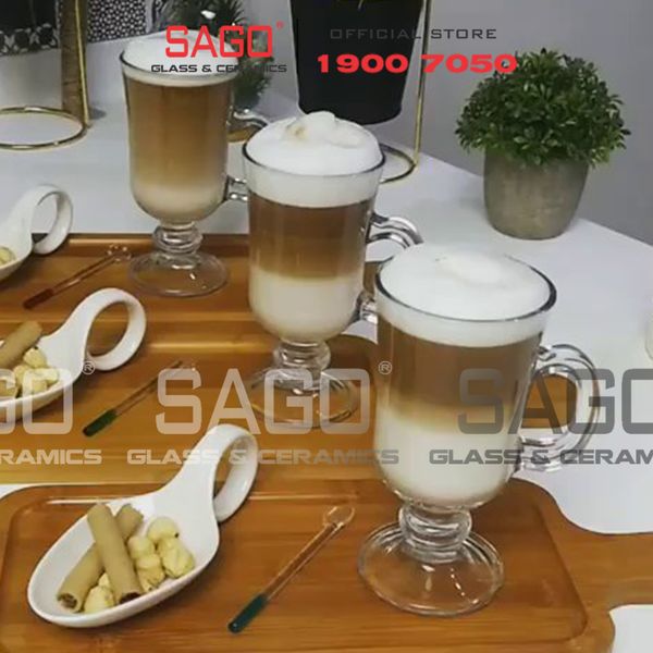  Pasabahce 55141 - Ly Thủy Tinh Pasabahce Irish Cofee 230ml | Nhập Khẩu Thổ Nhĩ Kỳ 