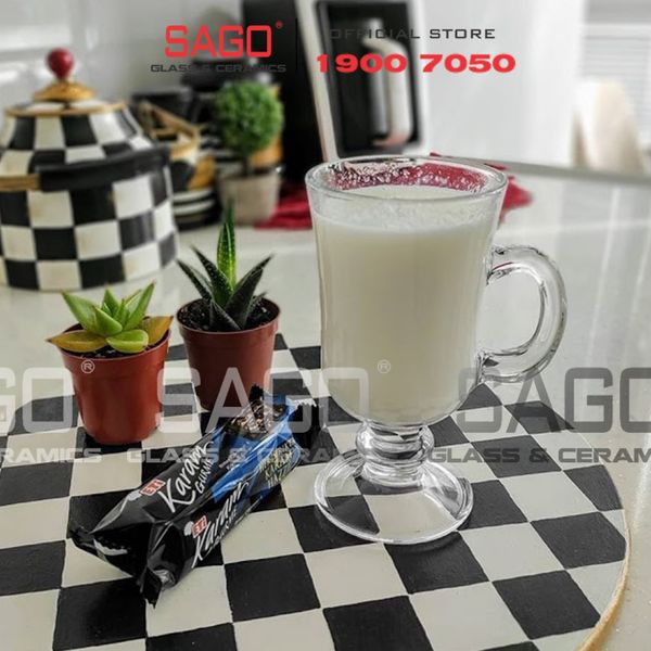  Pasabahce 55141 - Ly Thủy Tinh Pasabahce Irish Cofee 230ml | Nhập Khẩu Thổ Nhĩ Kỳ 