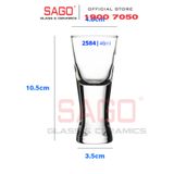  Pasabahce 42584 - Ly Thủy Tinh Pasabahce Boston Shots 46ml | Nhập Khẩu Thổ Nhĩ Kỳ 