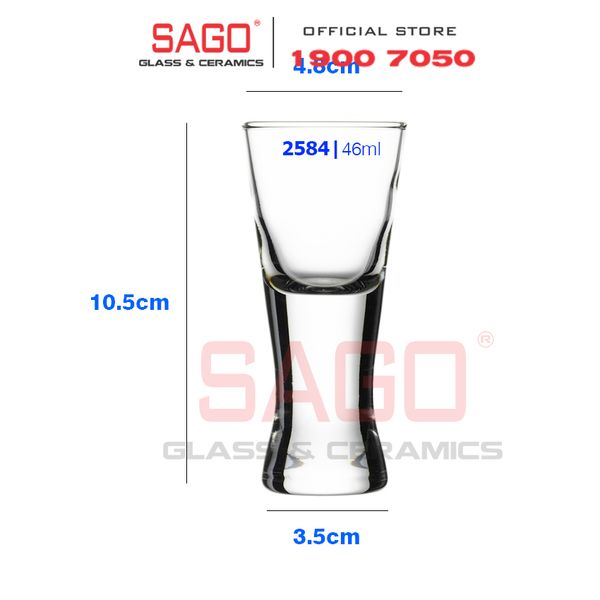  Pasabahce 42584 - Ly Thủy Tinh Pasabahce Boston Shots 46ml | Nhập Khẩu Thổ Nhĩ Kỳ 