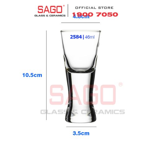  Pasabahce 42584 - Ly Thủy Tinh Pasabahce Boston Shots 46ml | Nhập Khẩu Thổ Nhĩ Kỳ 