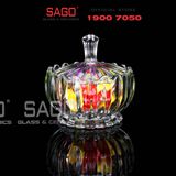  DELI TG1080 - Thố Mứt Thủy Tinh , Hũ Kẹo Thủy Tinh Deli Candy Jar Glass | Thủy Tinh Cao Cấp 