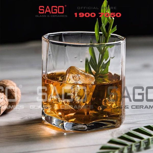  Ocean B02309 - Ly Thủy Tinh Ocean Pyramid Rock 260ml | Nhập Khẩu Thái Lan 