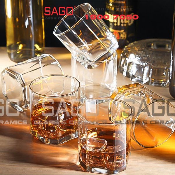  Ocean B02309 - Ly Thủy Tinh Ocean Pyramid Rock 260ml | Nhập Khẩu Thái Lan 