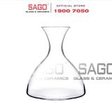 Pasabahce 625512 - Bình Thủy Tinh pha lê Pasabahce Crystallin Vintage carafe Glass 2000ml | Nhập Khẩu Thổ Nhĩ Kỳ 