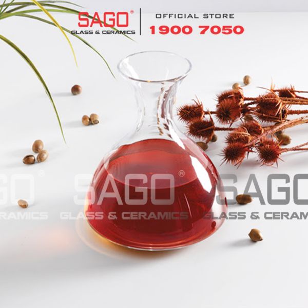  Pasabahce 625512 - Bình Thủy Tinh pha lê Pasabahce Crystallin Vintage carafe Glass 2000ml | Nhập Khẩu Thổ Nhĩ Kỳ 