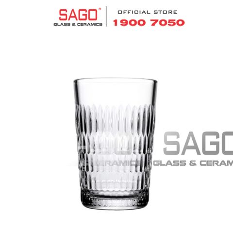  Pasabahce 1204823 - Ly Thủy Tinh Pasabahce Novalties Rain Long drink Glass 350ml | Nhập Khẩu Thổ Nhĩ Kỳ 