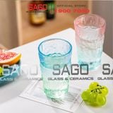  Deli KB047-2P - Ly Thủy Tinh Deli Soda Lime Pink Tumber Glass 305ml | Thủy Tinh Cao Cấp 