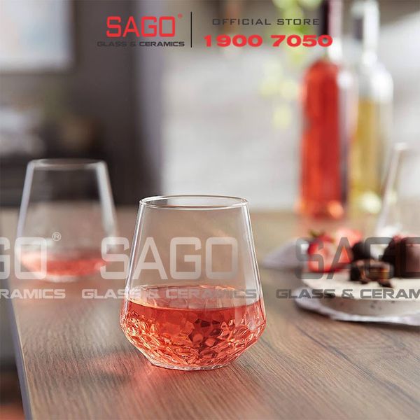  LIBBEY 1062 - Ly thủy tinh Libbey Buarda stemless 525ml | Nhập Khẩu E.U 