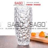  Deli DSGD2032-2 - Bình Hoa Thủy Tinh Deli Delisoga Chấm Bi Lớn 30cm | Thủy Tinh Cao Cấp 