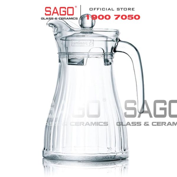 Luminarc P5362 - Bộ Bình Thủy Tinh Luminarc Bucolique 1.3 lít (5 món) | Thủy Tinh Cao Cấp 