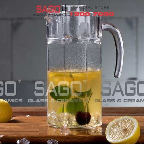  Luminarc G2665 - Bình Nước Thủy Tinh Luminarc Octime 1600ml |  Thủy Tinh Cao Cấp 