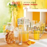  Luminarc G2665 - Bình Nước Thủy Tinh Luminarc Octime 1600ml |  Thủy Tinh Cao Cấp 