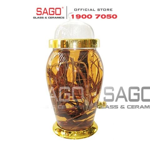  YONGCHEON NO4V - Bình Sâm Hàn Quốc Yongcheon 22 Lít Có Vòi | Bình Số 04V , Bình Sâm Cao Cấp Hàn Quốc 