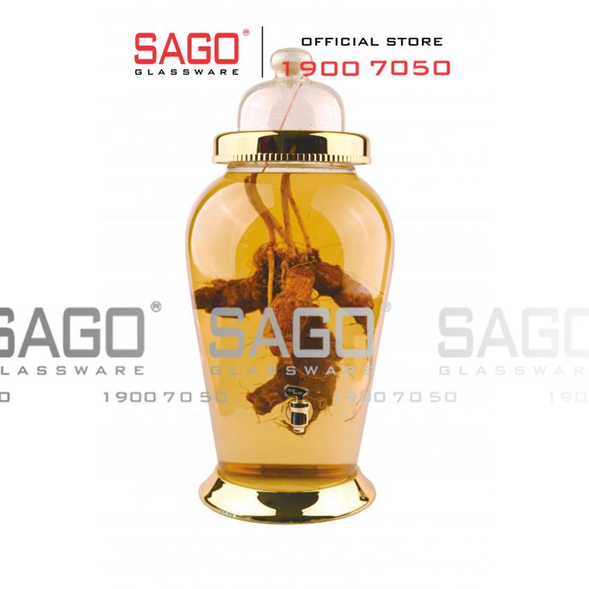  YONGCHEON NO8V - Bình Sâm Hàn Quốc Yongcheon 9.0 Lít Có Vòi | Bình Số 08V , Bình Sâm Cao Cấp Hàn Quốc 