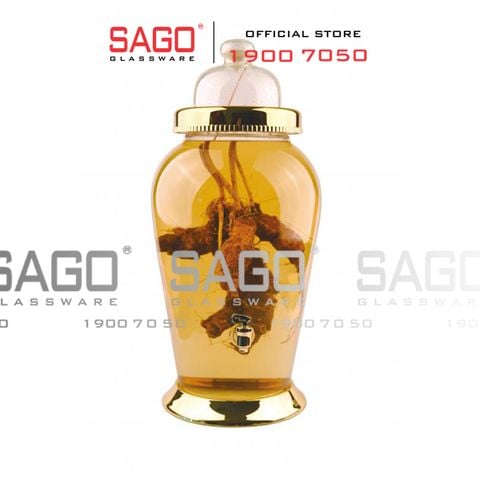  YONGCHEON NO8V - Bình Sâm Hàn Quốc Yongcheon 9.0 Lít Có Vòi | Bình Số 08V , Bình Sâm Cao Cấp Hàn Quốc 