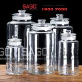  Hũ Thực Phẩm Trụ Nắp Mài Cao Cấp | Tùy Chọn Dung Tích 