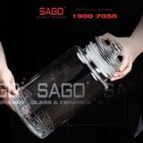  Hũ Thực Phẩm Trụ Nắp Mài Cao Cấp | Tùy Chọn Dung Tích 