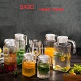 Deli BJH-1.500 - Bình thủy tinh Deli Lục Lăng 500ml | Thủy Tinh Cao Cấp 