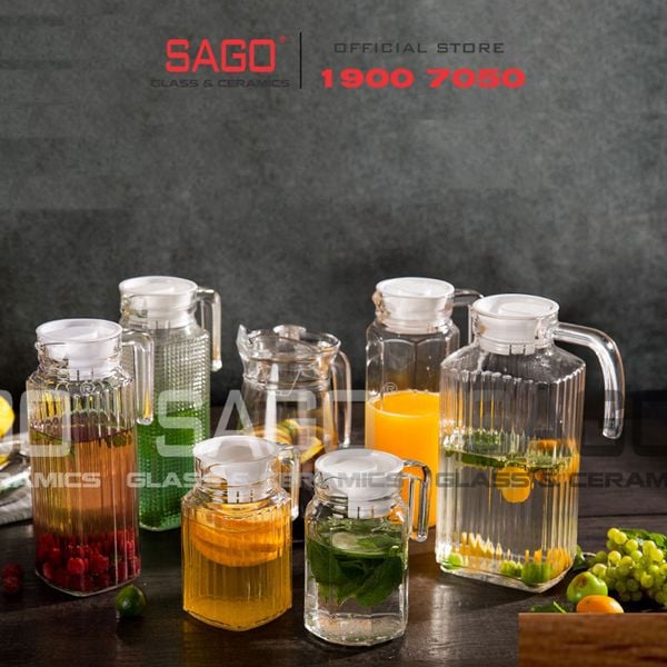  Deli BJH-1.500 - Bình thủy tinh Deli Lục Lăng 500ml | Thủy Tinh Cao Cấp 