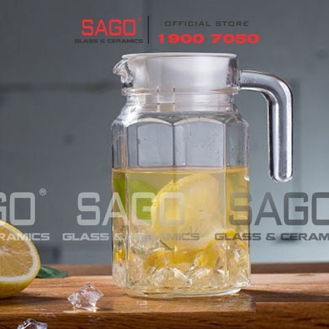  Deli BJH-1.500 - Bình thủy tinh Deli Lục Lăng 500ml | Thủy Tinh Cao Cấp 