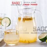  Deli EH1008-2 - Bình Nước Thủy Tinh Deli Pitcher 1500ml | Thủy Tinh Cao Cấp 