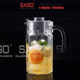  Deli EH1003-1 - Bình thủy tinh Deli Lục Lăng 1250ml | Thủy Tinh Cao Cấp 