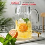  Deli EH1003-1 - Bình thủy tinh Deli Lục Lăng 1250ml | Thủy Tinh Cao Cấp 