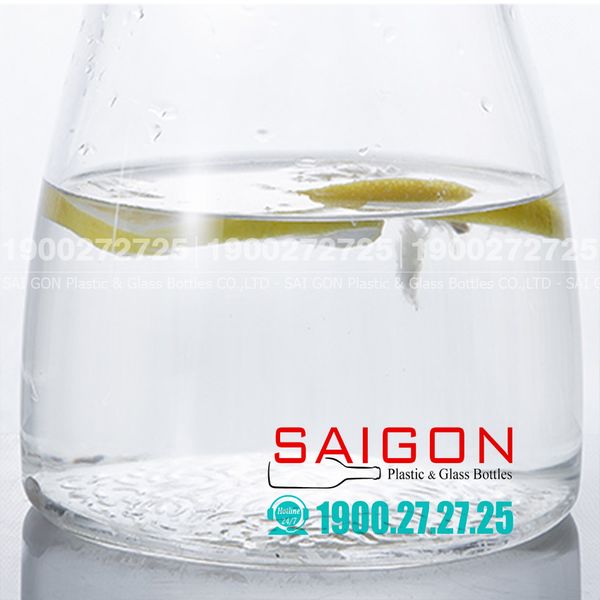  Deli EH1008-1 - Bình Nước Thủy Tinh Deli Pitcher 1150ml | Thủy Tinh Cao Cấp 