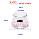  LIBBEY 501 - Hũ Thủy Tinh Libbey Vibe Jar  500ml | Thủy Tinh Cao Cấp 
