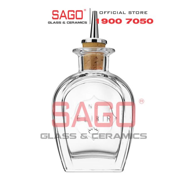  Luigi Bormioli A12274 - Bình Thủy Tinh Luigi Bormioli Dash Elixir Crystal Glasses 100ml | Có Vòi , Nhập Khẩu Italy 