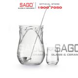  LIBBEY 943146 - Bình Thủy Tinh Set Tulip Bowl Spoon 4 Lít | Nhập Khẩu E.U 