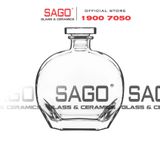  Luigi Bormioli A11334 - Bình Thủy Tinh Luigi Bormioli Puccini Dec.Liquore Crystal Glasses 730ml | Nhập Khẩu Italy 