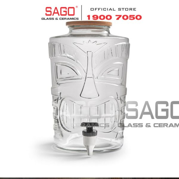  LIBBEY 992397 - Bình Thủy Tinh Libbey Tiki Dispenser 7600ml | Nhập Khẩu E.U 