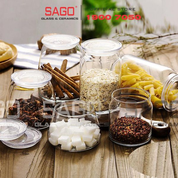  LIBBEY 503 - Hũ Thủy Tinh Libbey Vibe Jar 1000ml | Thủy Tinh Cao Cấp 