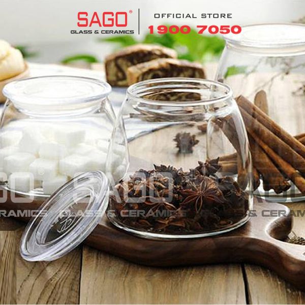  LIBBEY 501 - Hũ Thủy Tinh Libbey Vibe Jar  500ml | Thủy Tinh Cao Cấp 