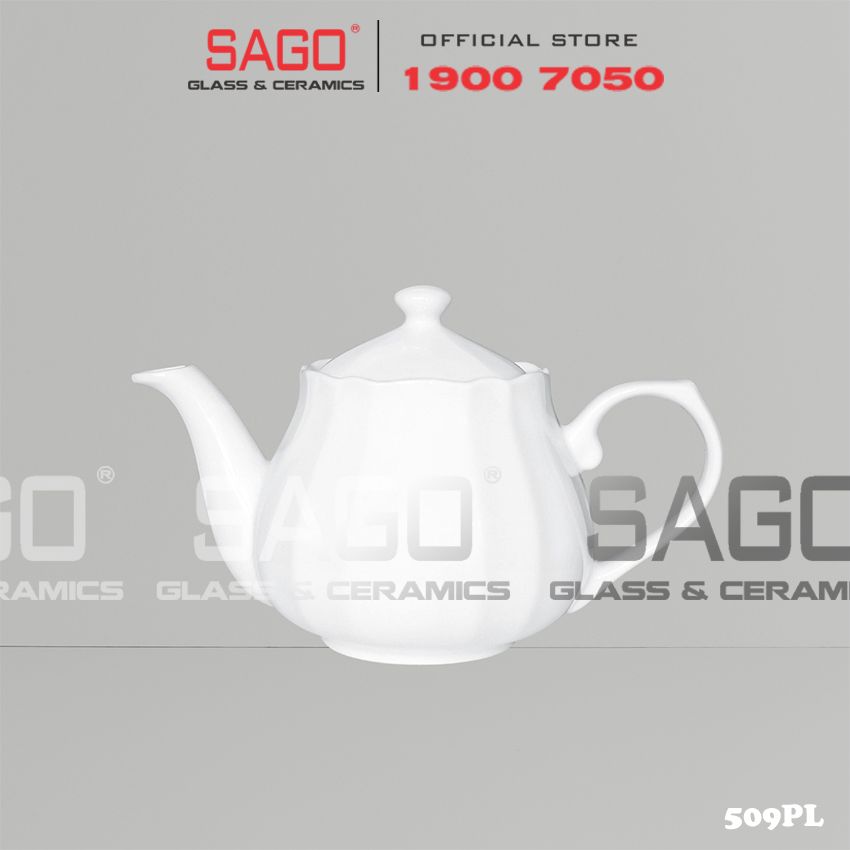  CK 509PL - Bình Trà Sứ CK 610ml 