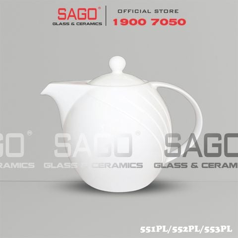  Ck 551PL/552PL/553PL - Bình Trà Sứ CK  , Tùy Chọn Dung Tích 