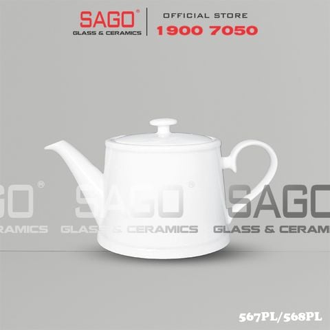  CK 567PL/568PL - Bình Trà Sứ CK , Tùy Chọn Dung Tích 