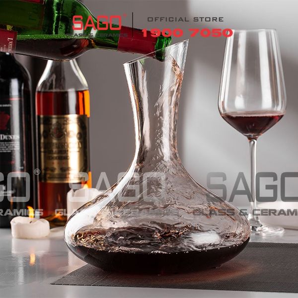  IDELITA 09DC150 - Bình Rót Rượu Pha Lê IDELITA Crystal Glass Wine Decanter 1500ml | Thủy Tinh Pha Lê Cao cấp 