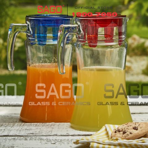  Pasabahce 43018 - Bình Nước Thủy Tinh Pasabahce Jud With Lid 1400ml | Nhập Khẩu Thổ Nhĩ Kỳ 