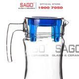  Pasabahce 43018 - Bình Nước Thủy Tinh Pasabahce Jud With Lid 1400ml | Nhập Khẩu Thổ Nhĩ Kỳ 