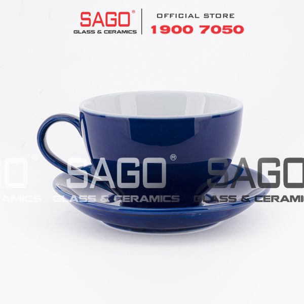  Bộ Tách Sứ Cosmo Cappuccino Procelain Coban Cup 250ml | Gốm Sứ Bát Tràng Cao Cấp 