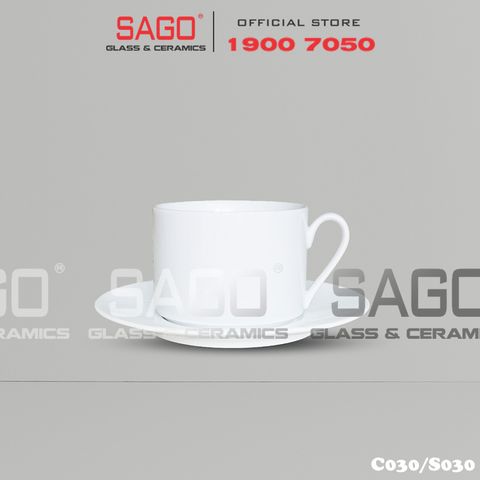  CK C030/S030 - Bộ Tách sứ CK Cappuccino 240ml 