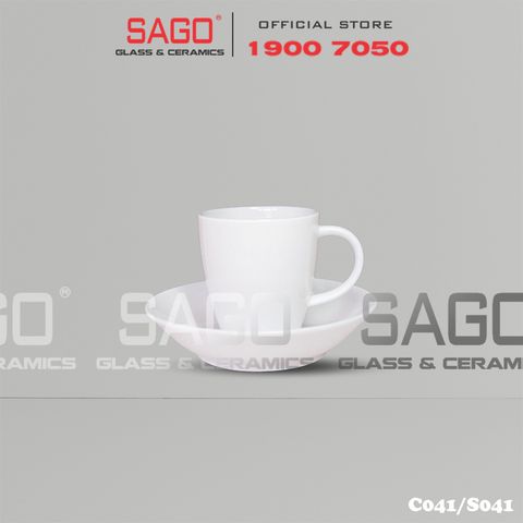  CK C041/S041 - Bộ Tách sứ CK Expresso 95ml 