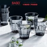  DURALEX D1027H - Ly Thủy Tinh Cường Lực Duralex Picardie Grey Rock Glass 250ml | Nhập Khẩu Pháp 