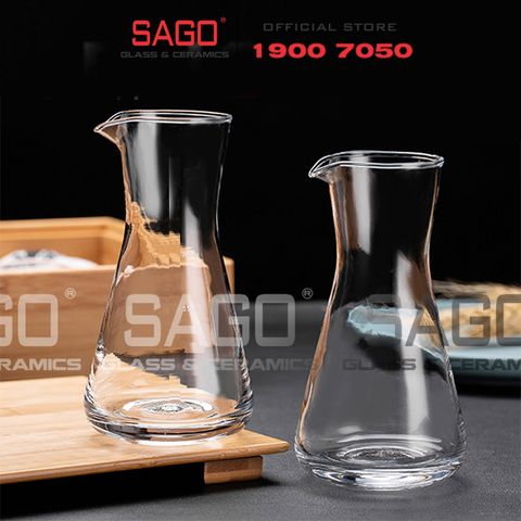  Deli FJQ09-1 - Bình Rót Thủy Tinh Deli 300ml | Thủy Tinh Cao Cấp 